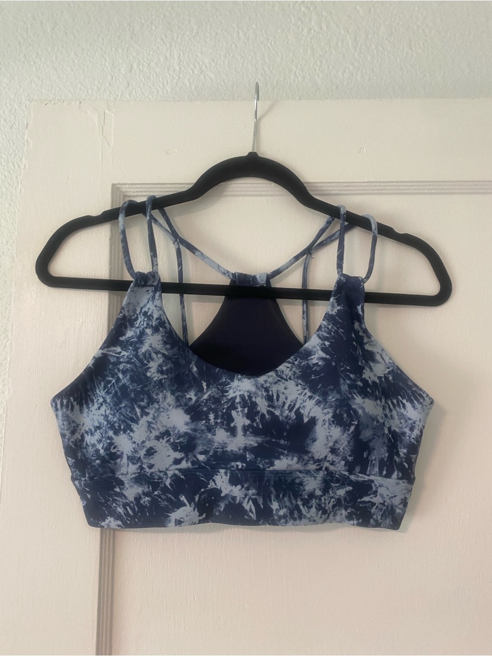Wildfox Sport Tie-Dye Strappy Sports Bra – Size Large